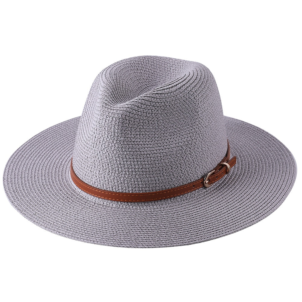 Panama Soft Shaped Straw Fedora Hat