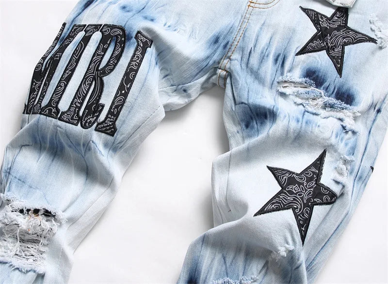 Slim-fit Men's "TrapStar" Jeans