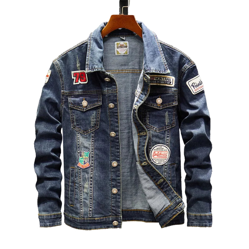 Men's Jacket Denim Jacket top