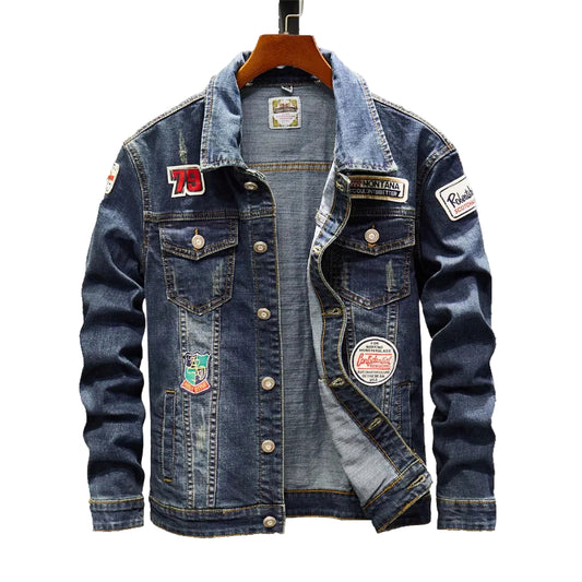 Men's Jacket Denim Jacket top