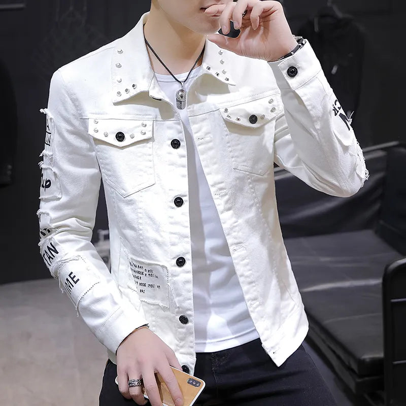 Men's Streetwear Casual Denim Jacket