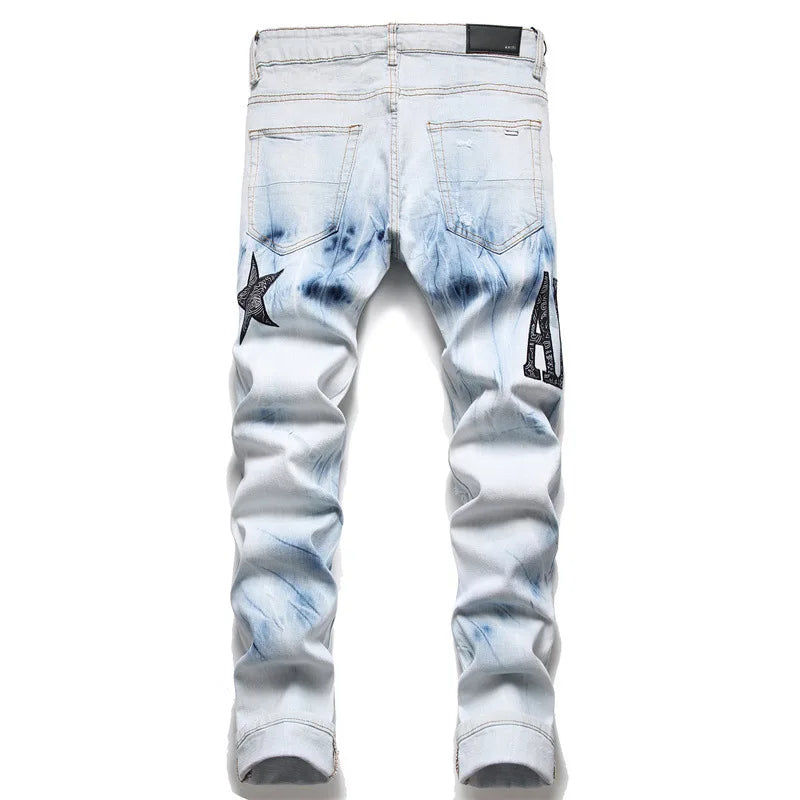 Slim-fit Men's "TrapStar" Jeans