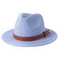Panama Soft Shaped Straw Fedora Hat