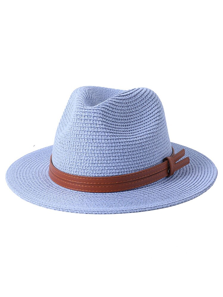 Panama Soft Shaped Straw Fedora Hat
