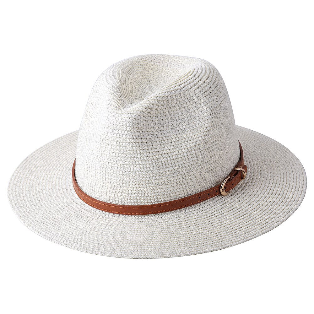 Panama Soft Shaped Straw Fedora Hat