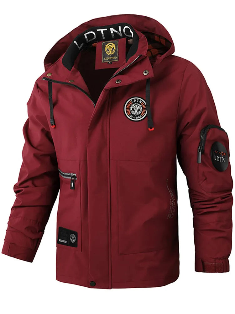 Outdoor Waterproof Multi-Pocket Flight Jacket