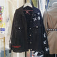 Hand Painted Character Graffiti Print Women's Denim Jacket/Female Streetwear