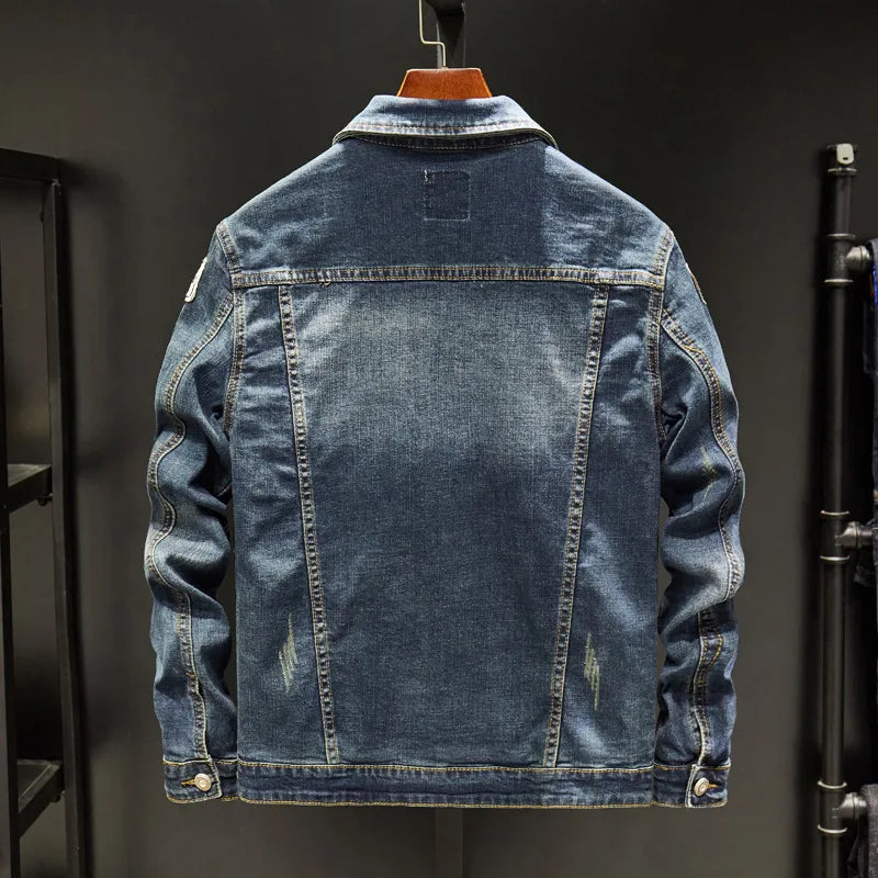 Men's Jacket Denim Jacket top