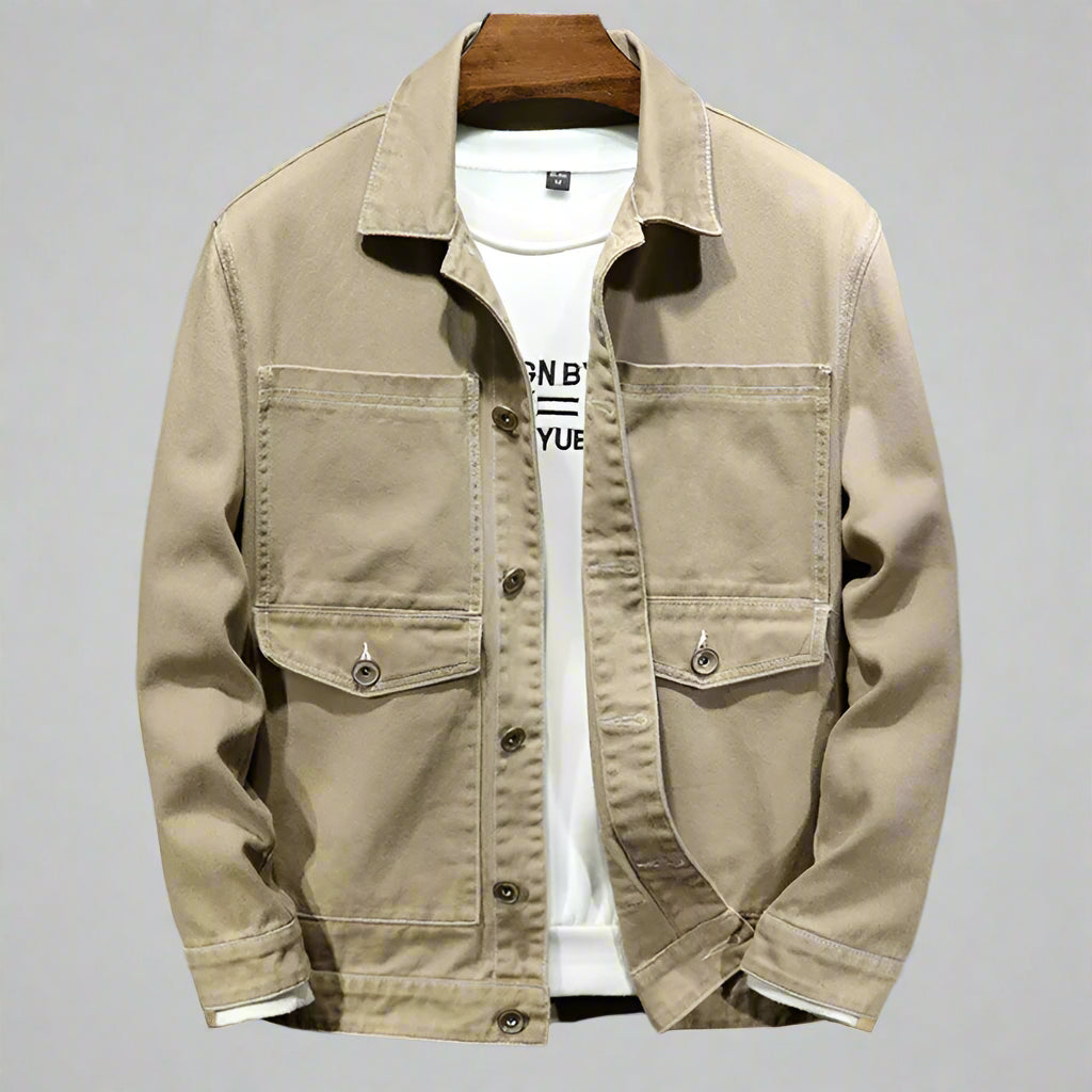 Autumn Men's Denim cotton jacket