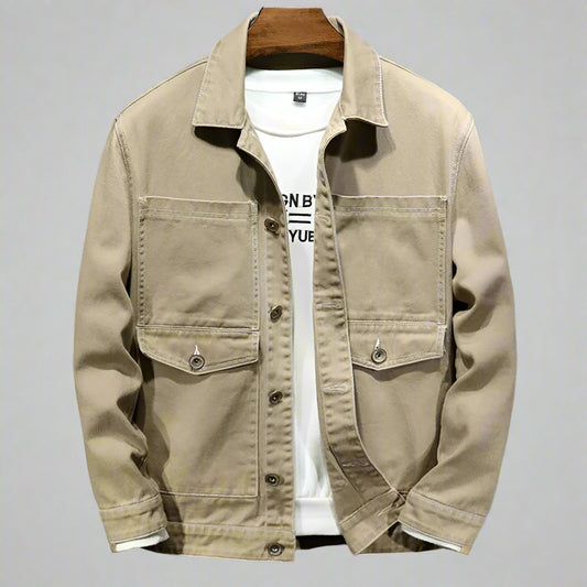 Autumn Men's Denim cotton jacket