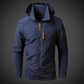 Men's Waterproof Military Hooded Windbreaker