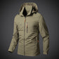 Men's Waterproof Military Hooded Windbreaker