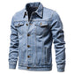 Men's Denim Patchwork jacket
