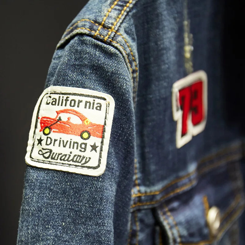 Men's Jacket Denim Jacket top
