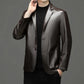 High Quality Men's Casual Suit Coat Leather Jacket