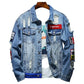 Men's Denim Patchwork jacket
