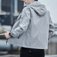 Detachable Hood Windbreaker Jacket
