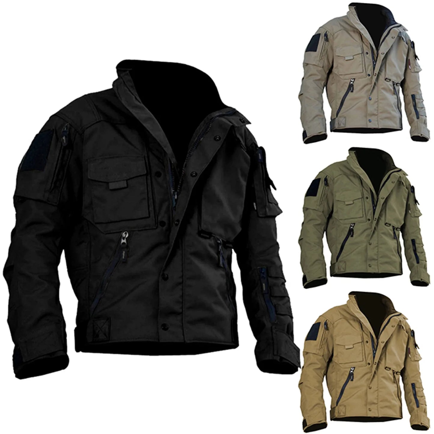 Cargo Bomber Jackets Windbreaker