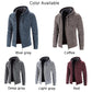 Winter Men's Warm Thick Fur Lined Sweatshirt Jackets