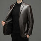 High Quality Men's Casual Suit Coat Leather Jacket
