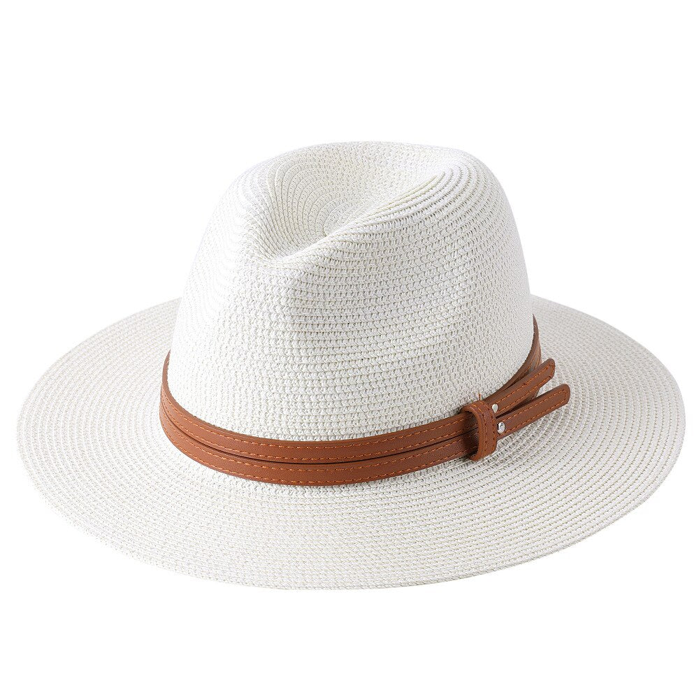 Panama Soft Shaped Straw Fedora Hat