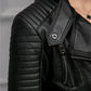 Women's Faux Blazer Motorcycle Outerwear Biker Jacket