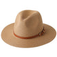 Panama Soft Shaped Straw Fedora Hat