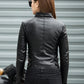Women's Leather Jackets Bomber Leather Motorcycle jacket