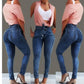 High Waist Jeans For Women Slim Stretch Denim Jean