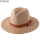 Panama Soft Shaped Straw Fedora Hat