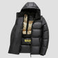 Windproof Hooded Men's Winter Bubble Coat