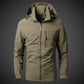 Men's Waterproof Military Hooded Windbreaker