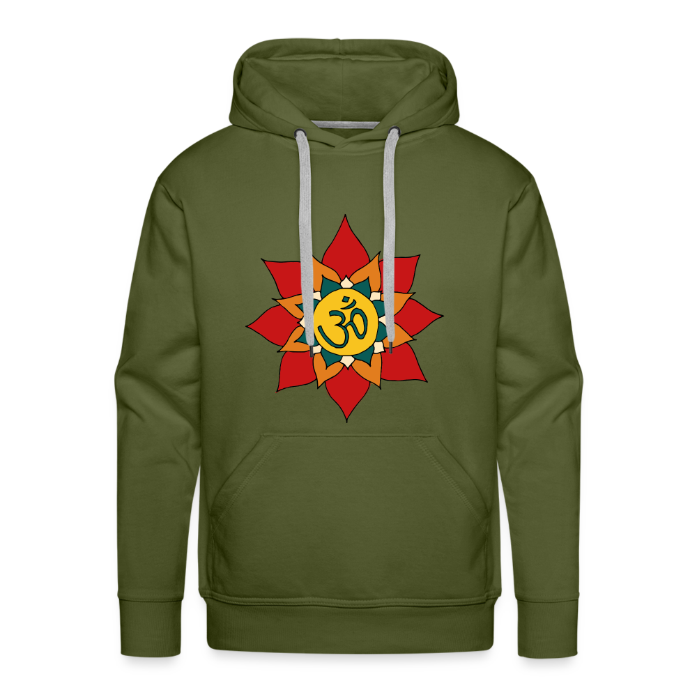 Men’s Premium Meditation Life Hoodie - olive green