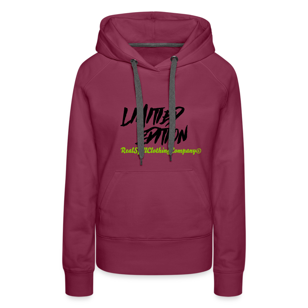 RealSpillClothingCompany© "Limited Edition" Women’s Hoodie - burgundy