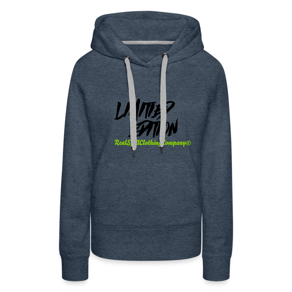 RealSpillClothingCompany© "Limited Edition" Women’s Hoodie - heather denim