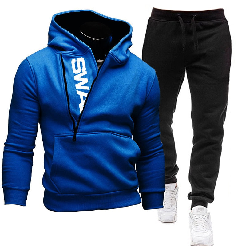 Men's Premium Casual Tracksuit Set - Sweatshirt & Sweatpants Combo