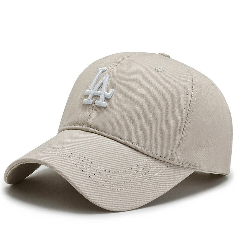 "LA" Embroidered Unisex Visor Hat Outdoor Baseball Cap