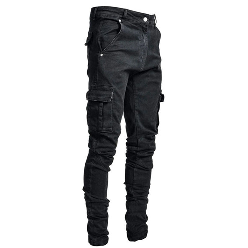 Pocket Pencil Pants Denim Skinny Jeans