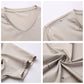 Men's Fashion Casual V-Neck T-Shirt Streetwear
