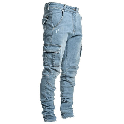Pocket Pencil Pants Denim Skinny Jeans