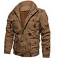 Men's Winter Army Pilot Air Force Cargo Jacket