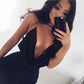 Satin Women's Strap Backless Party Dresses