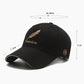 "Freedom Feather" Embroidered Cotton Snapback - Unisex Baseball Cap