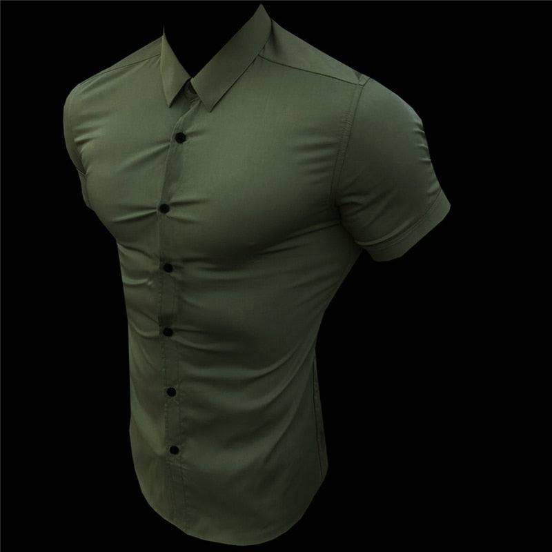 Slim Fit Men's Social Business Button Down Shirts