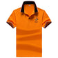 Men's short-sleeved casual business polo shirt