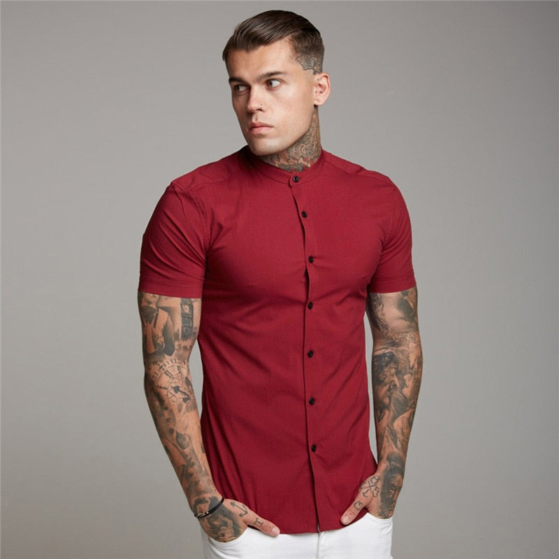Slim Fit Men's Social Business Button Down Shirts