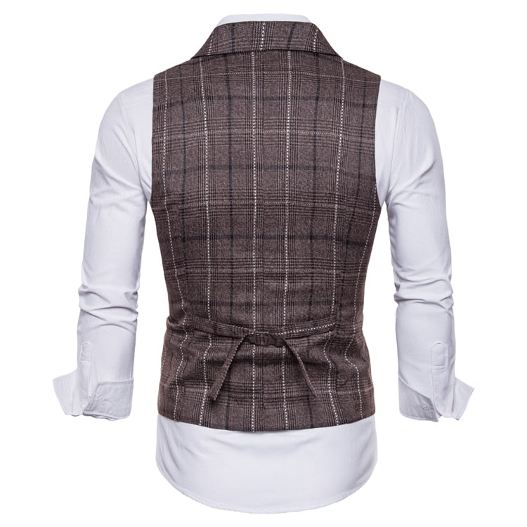 Men's Casual Business Vests/Lattice Waistcoat