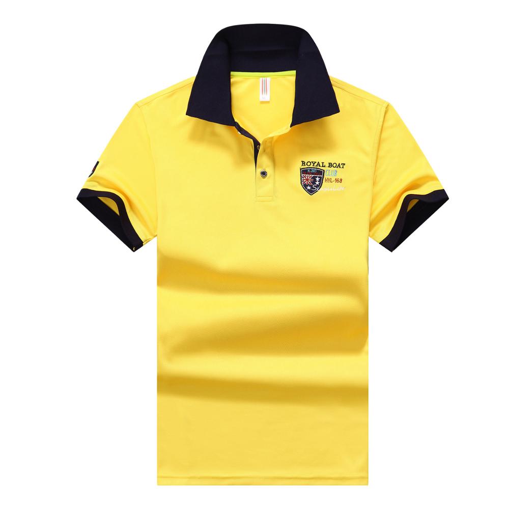 Men's short-sleeved casual business polo shirt