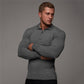 Breathable Men's Cotton Long Sleeve Polo shirt