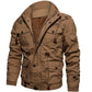 Men's Winter Army Pilot Air Force Cargo Jacket